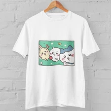 Kawaii Chiikawa Couple Tee Japanese Cute Character Graphic T-Shirt Unisex Gift