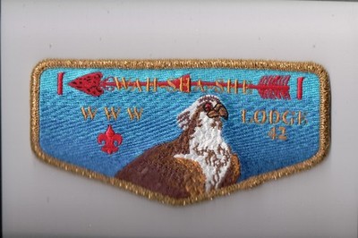 Lodge 42 Wah-Sha-Shi OA flap (K)