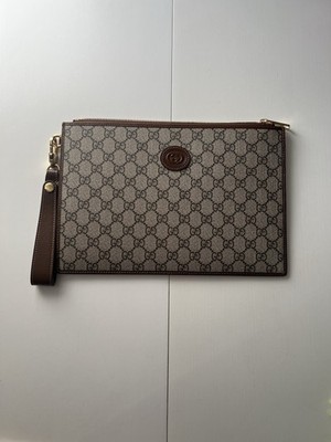 Gucci-interlocking G jacquard zipped wristlet Clutch 30x20x1.5cm Gut!