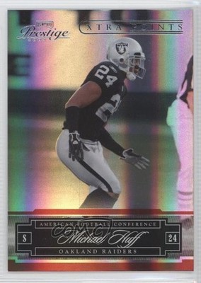 2007 Playoff Prestige Xtra Points Red 59/100 Michael Huff #107 fm0