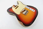 MJT Official Custom Vintage Aged Nitro Guitar Body Mark Jenny Bound 3Tone 3lb4oz