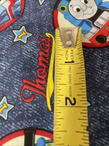 Thomas The Tank Engine & Friends Train Stars 2009 Cotton Fabric 32” X 42” Wide - Picture 4 of 4