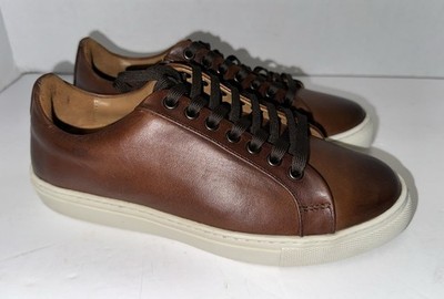 NEW Thursday Boot Co. Premier Low Top Sneaker Coffee Leather Shoes Mens 7.5
