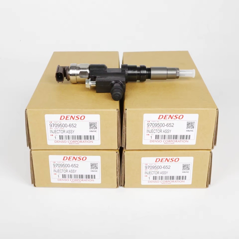 4PCS Denso 095000-6521 095000-6520 23670-E0091 For HINO 300 NO4C