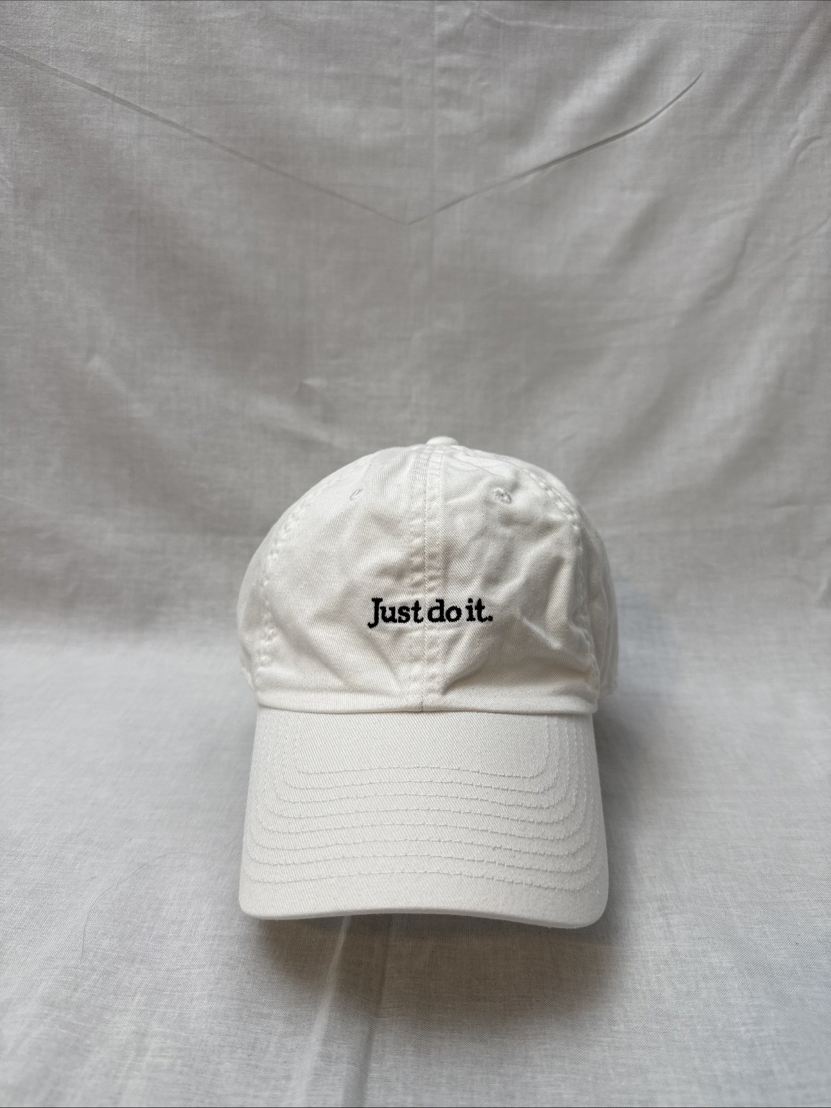 Nike Hat Just Do It Cap Unisex Club Unstructured Baseball Cap White One Size