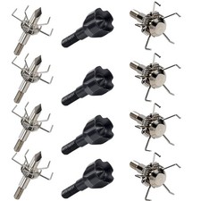 100 Grain Small Game Broadheads Judo and Hammer Mixed 12PK Broadhead Case Sma...