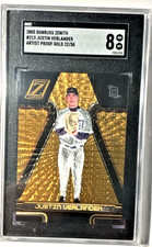 2005 Donruss Zenith Justin Verlander #213 Artist's Proof Gold /50 (RC)