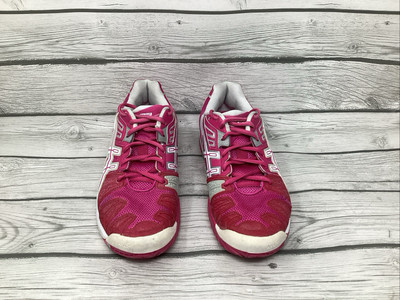 ASICS E350Y Gel Resolution 5 Women's Pink & White TENNIS Shoes Size 7.5