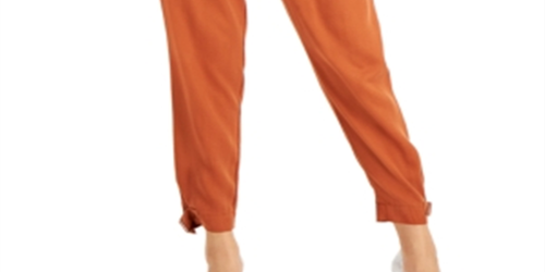 Pantalone donna Bar III plissettato utility arancione taglia 14 - Foto 3 di 3