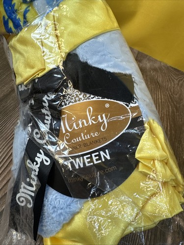 Coperta Minky Couture SOLD OUT Tween taglia 36x50 Surfin’ Sunset Classic Minky nuova con etichette - Foto 3 di 7
