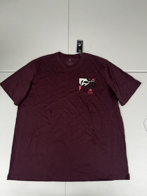 #ad Adidas Men#x27;s F1 Mercedes Miami Graphic Pocket T Shirt NWT $30 Pick Size Maroon $18.99