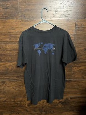 Vintage Eric Clapton Guitar T-shirt World Tour 2001 Shirt -L | eBay