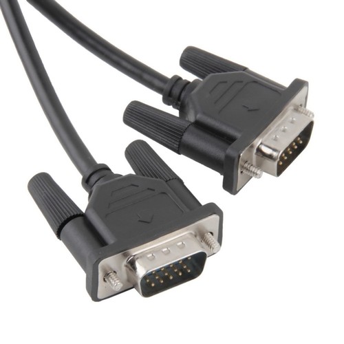 TV RCA Composite S-Video AV IN To PC VGA LCD Out Converter Adapter Box Black - Picture 9 of 12