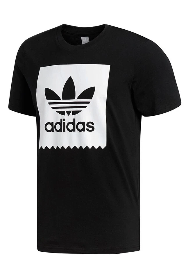Camiseta Adidas Para Hombre Blackbird Trifolio Gráfico Logo Activa Manga Corta Camiseta Foto 2 de 4