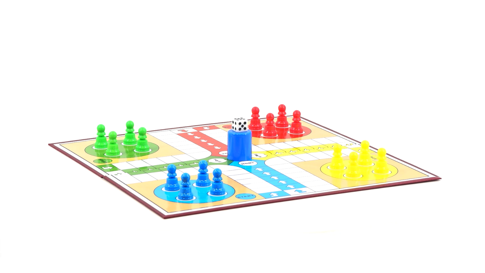 Classic Family Kids Ludo Traditional Board Game Pawns Goti +Dice Fun Play  Set Uk