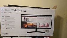 LG 29 UltraWide Monitor Perfect Condition , Original Box Packaging Included