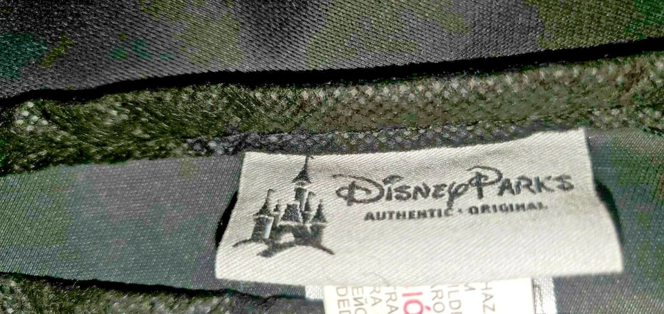 Bolso de lona Walt Disney World 1971 plegable negro (FC88-4-G777) Foto 3 de 4