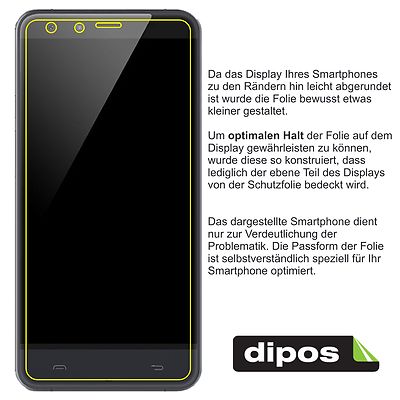 6x Pellicola per HTC One A9 Prottetiva Antiriflesso Proteggi Schermo