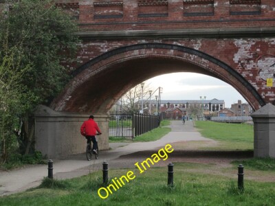 Photo 6x4 Through Lady Bay Bridge West Bridgford A May-evening view towar c2013