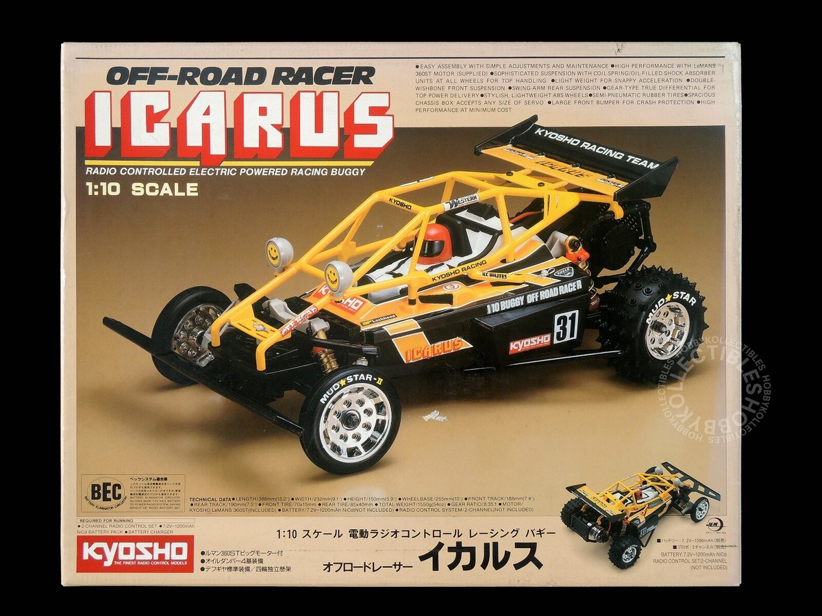 Kyosho Vintage 1/10 RC Off-Road Racer Icarus Electric Kyosho Vintage 1/10 RC Off-Road Racer Icarus Electric