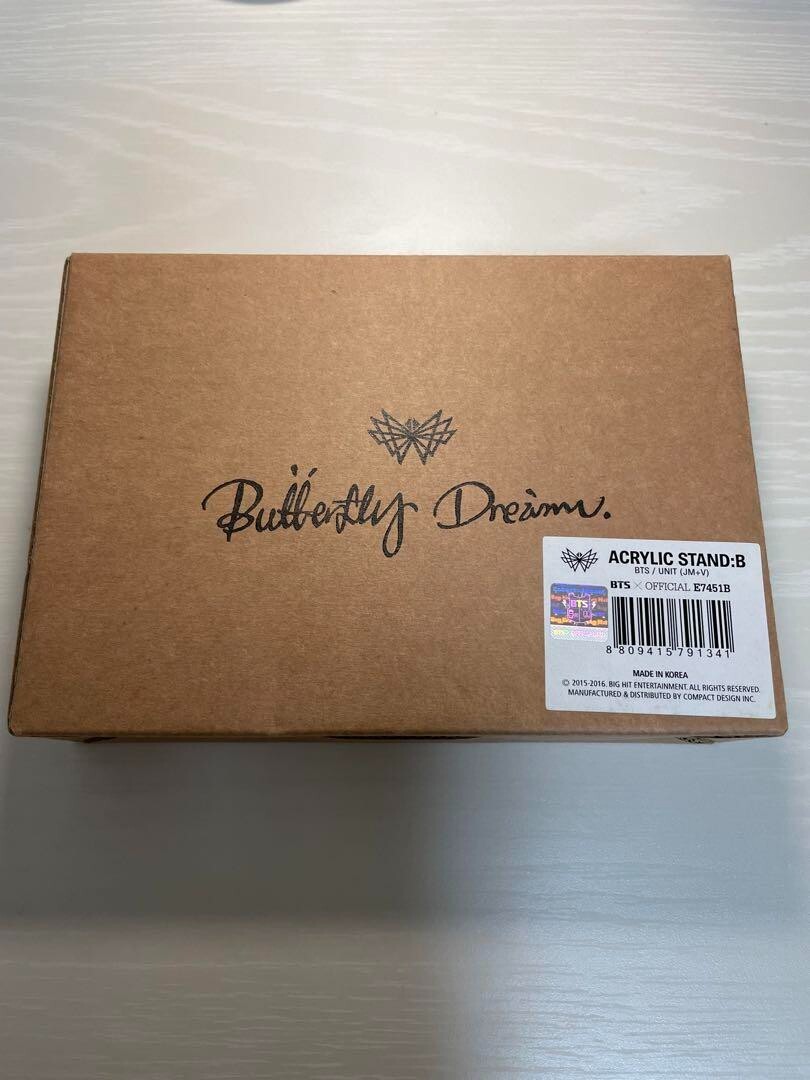 BTS Jimin Taehyung Butterfly Dream Exhibition Official Acrylic