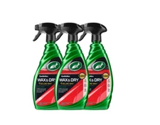 Turtle Wax Wax It Wet Liquid Car Spray Wax Easy to Use Detailer 3 x 500ml