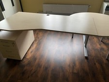 Vielhauer Schreibtisch / Hochwertige Büromöbel, Rollcontainer