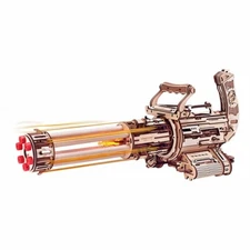 ROKR 3D Wooden Puzzle Gun Toy Rotating-Barrel Machine Teens Adult Gifts