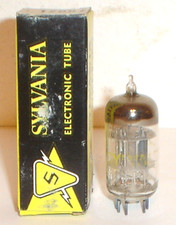 NOS Sylvania 12BR7 Audio Radio Amplifier Electronic Vacuum Tube New Old Stock