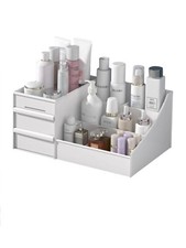 1pc Makeup Storage Box, Modern Plastic Desktop Makeup Organizer For H