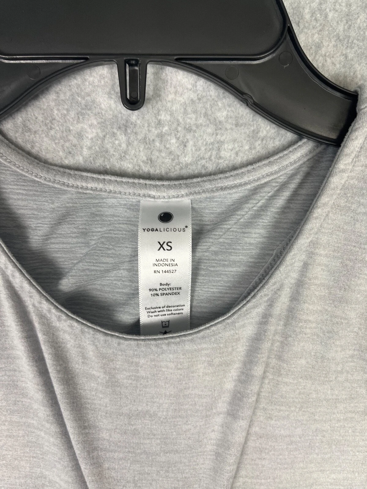 yogalicious overlapped back sleeveless yoga activewear shirt