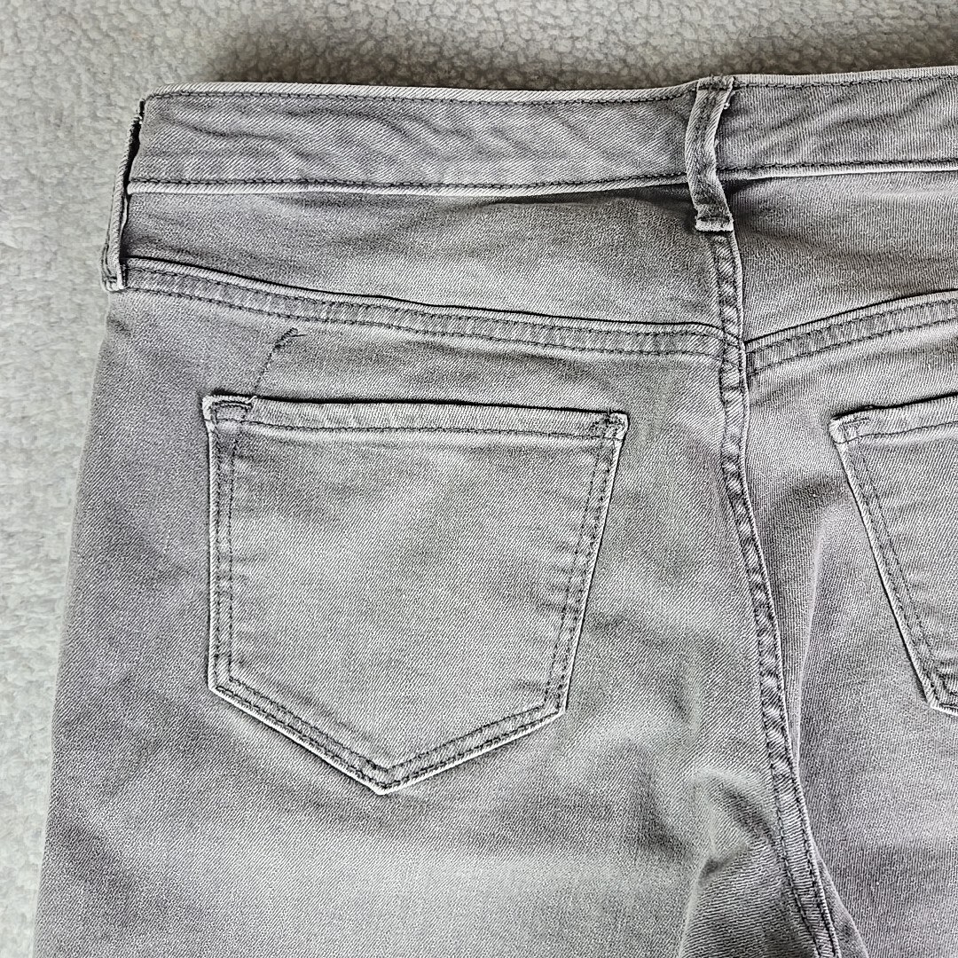 Mossimo Mid-Rise Skinny Jeans Womens 6R Gray Power Stretch image 9