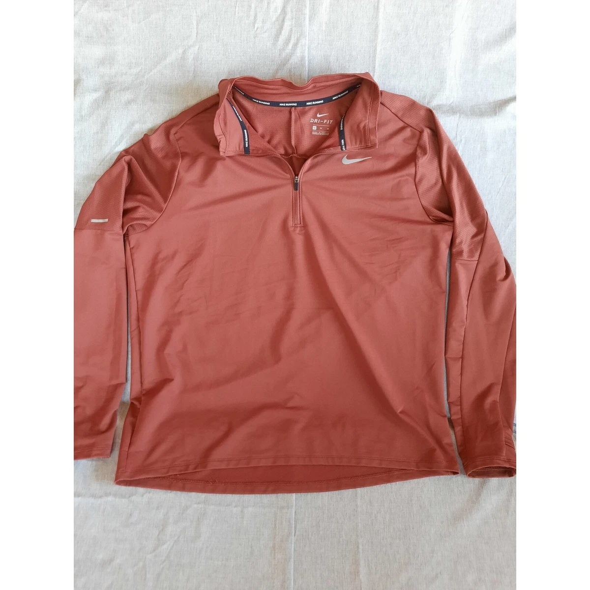 Nike Men's Red 1/2 Zip Features for sale | eBay