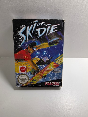 Ski Or Die - Nintendo + NES + PAL + PALCOM + Boxed ***NO MANUAL***