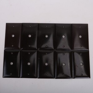 10 Single Gang 1-port Wall Plate Face Plate 1/4" Audio Jack Hole