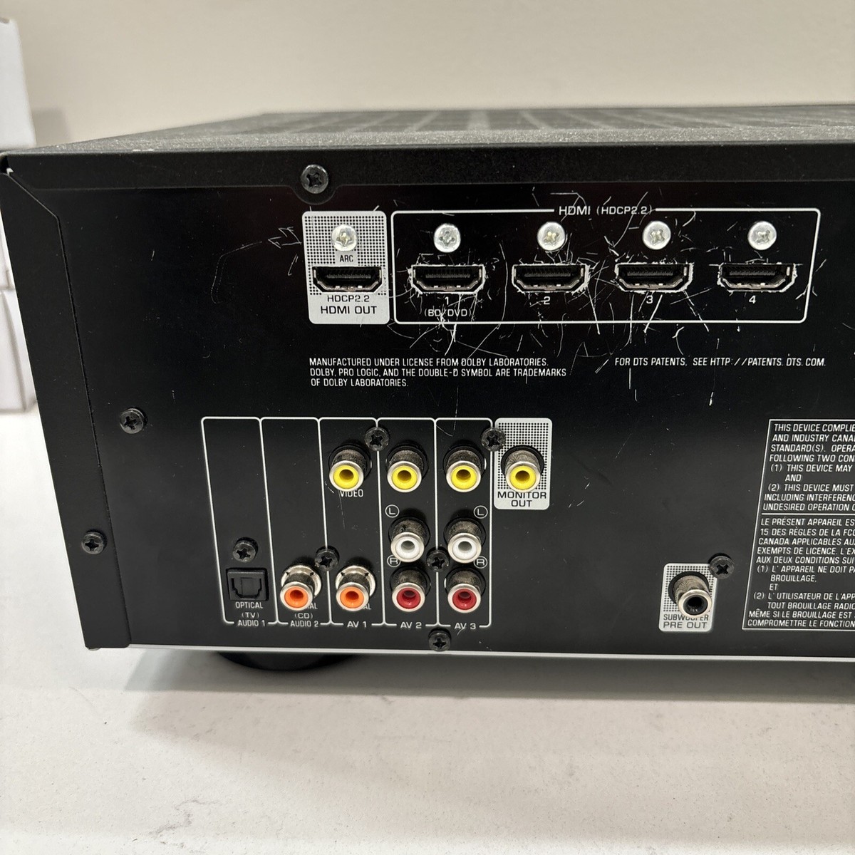 Yamaha RX-V381 5.1 Channel A/V Receiver Not Tested | eBay