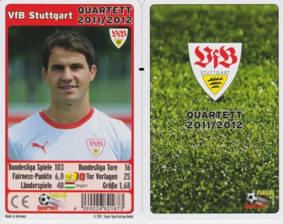 TEEPE VFB Stuttgart Quartett Kartenspiel 2011 / 2012 Karten Fußball Ball OVP Neu
