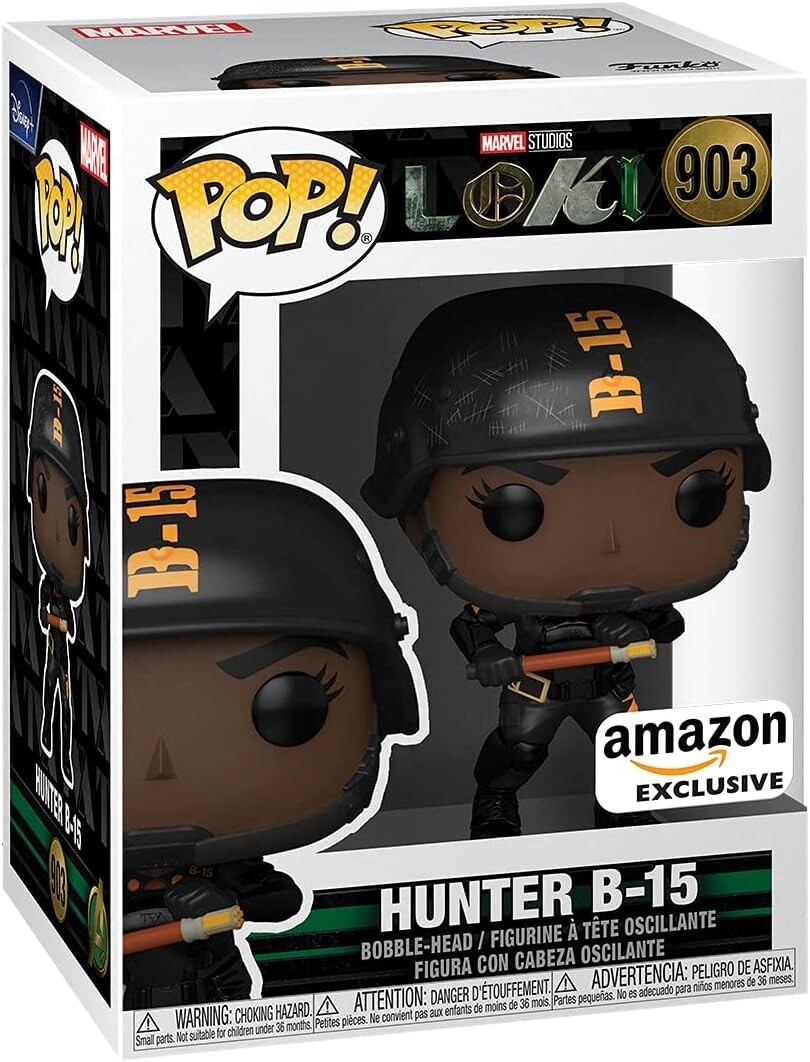 Sale Funko Pop! Vinyl: Marvel - Hunter B-15 - Amazon (Exclusive) #903