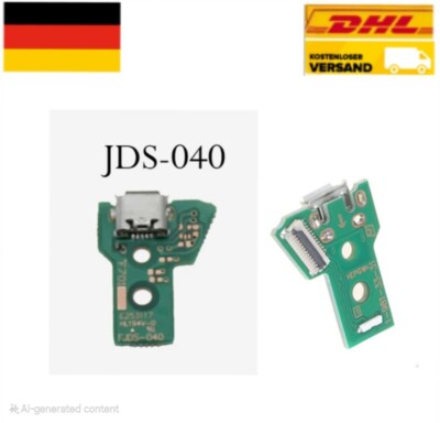 PS4 JDS-040 Controller Charging Socket USB Ladebuchse Dock Buchse Connector 