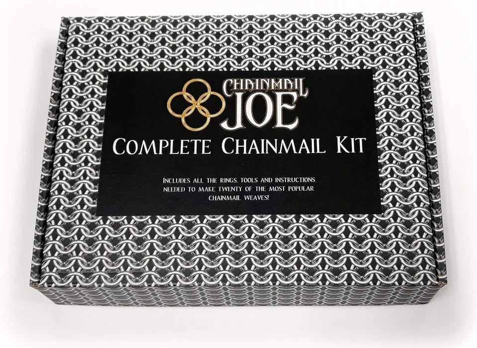 Complete Chainmail Kit - 20 Weave Tutorial Book, 23,000+ Rings(Over 4 Pounds), Foto 2 de 4