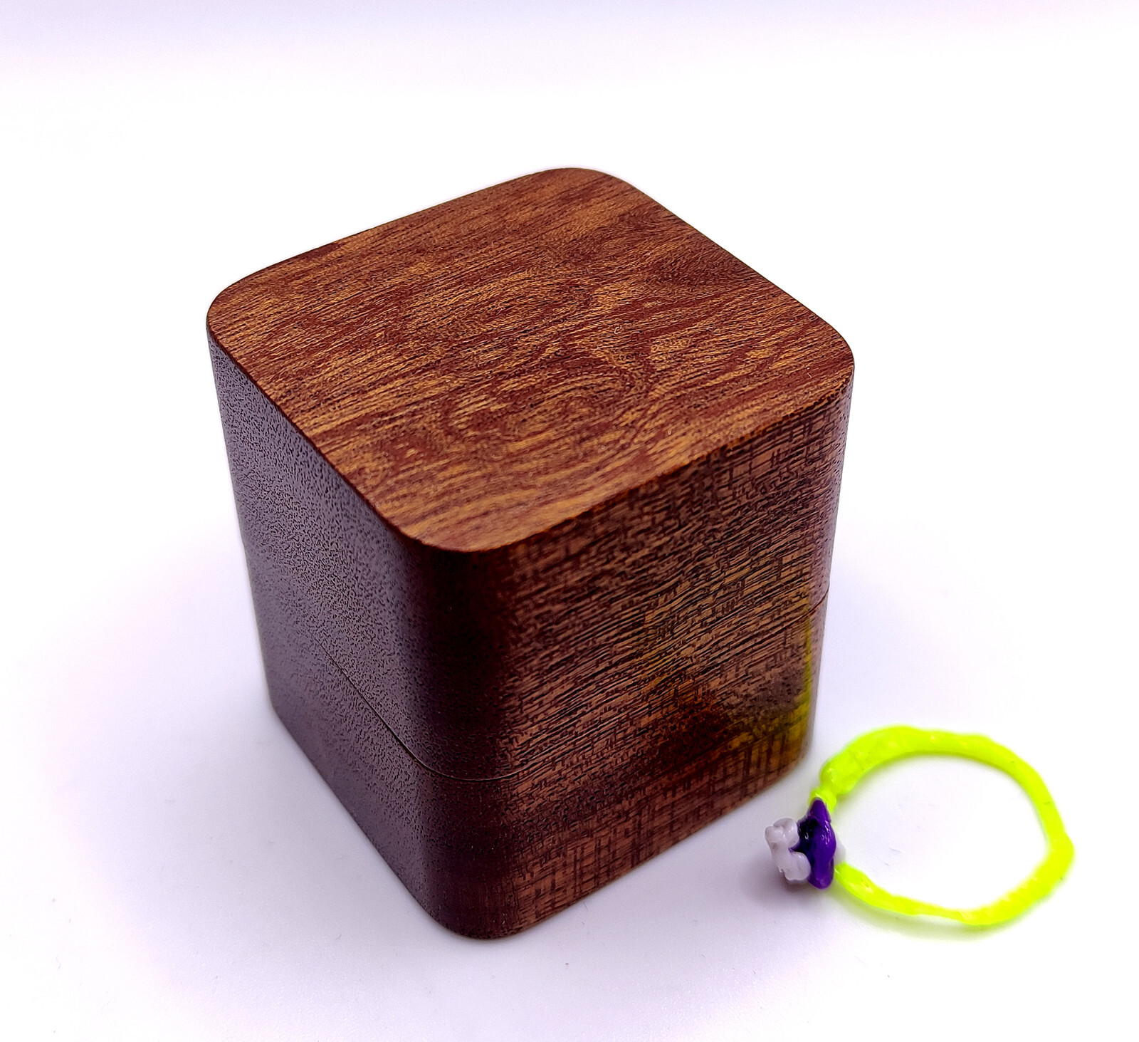 Elegant Wood Engagement and Wedding Ring Box for Proposals-image