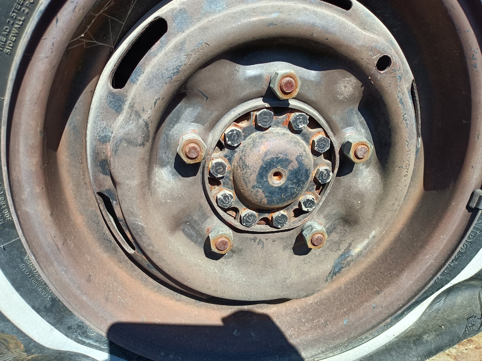 Steel Wheel OEM 1980 Rolls Royce Silver Shadow II 1 wheel only