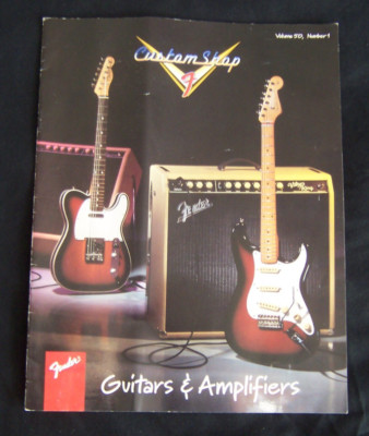 FENDER GUITAR 1996 ORIGINAL VINTAGE BROCHURE