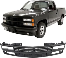 Perfit Liner Front Black Grille Grill Compatible with 1988-1993 Chevrolet C10 C/