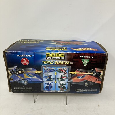 Rare Hot Wheels Robo Wheels Negabotz Tranz blaster - Unopened