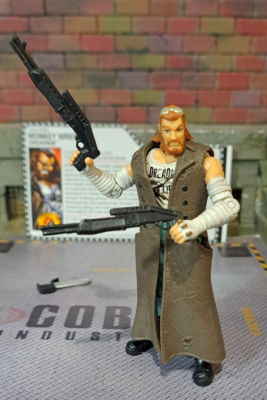 GI JOE~ 2006 MONKEY WRENCH ~ DREADNOK BIKER DREADHEAD ~ 100