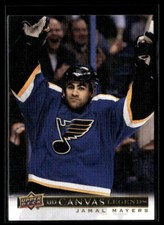 2020-21 SP Signature Edition Legends UD Canvas Jamal Mayers St. Louis Blues