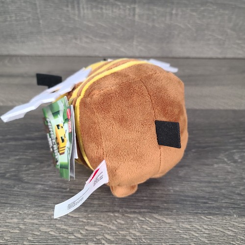 Peluche/peluche oficial Minecraft Bee Abeille 6" de Mattel Mojang nuevo con etiquetas - Imagen 3 de 11