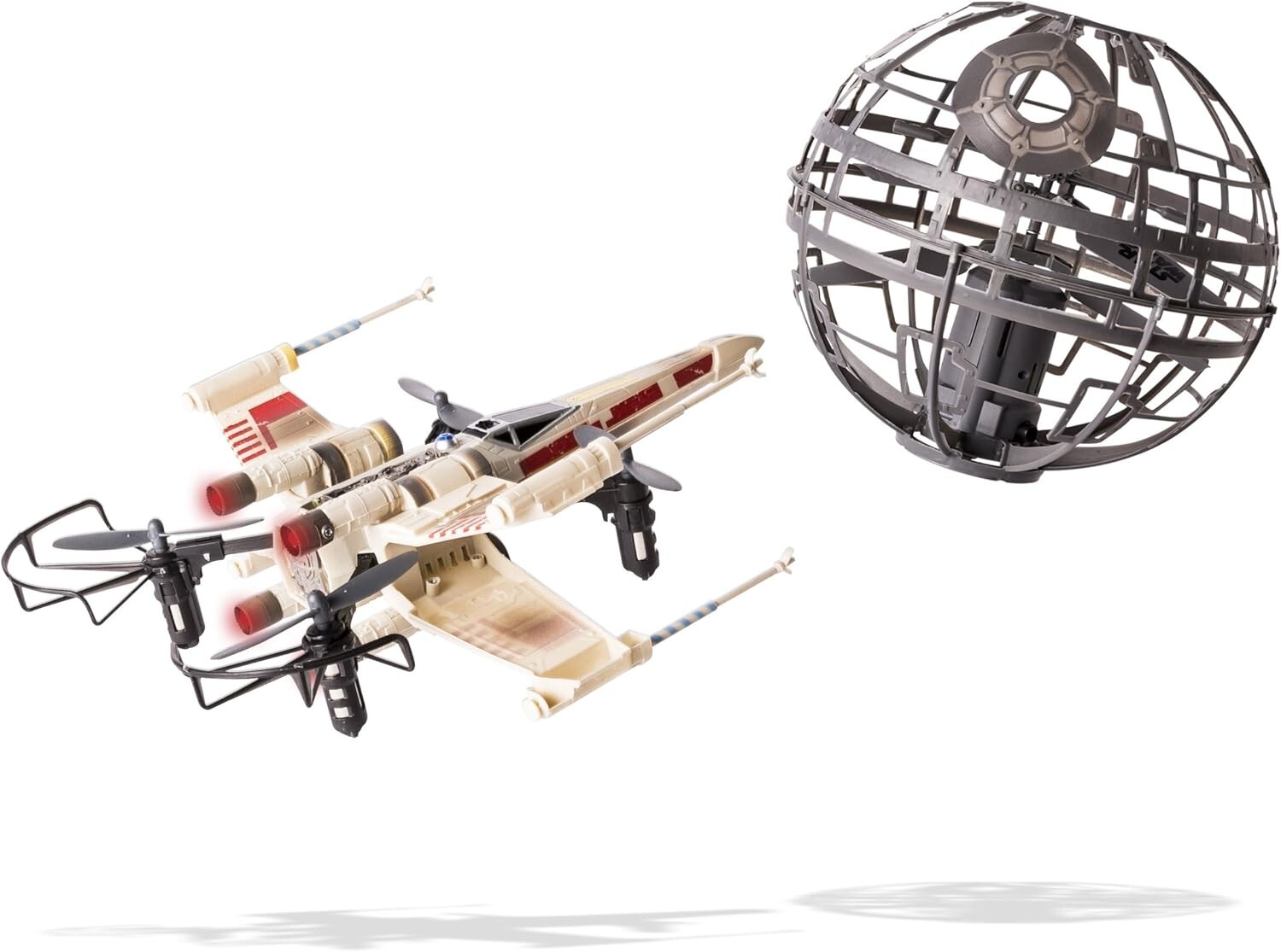 STAR WARS Air Hogs X-Wing vs Death Star Remote Control RC Drones ...