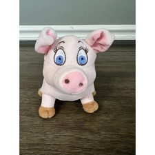 Disney Store Black Cauldren Hen Wen Bean Bag Pig Plush